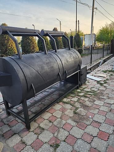 я ищу работу в кафе: Промышленный угольный смокер/мангал-гриль офсетного типа - Большой — 1