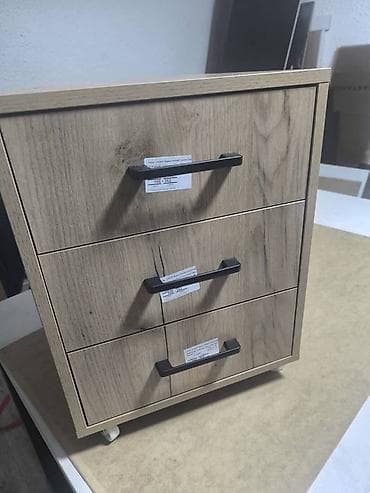 Офис эмереги: Тумба мобильная с 3 выдвижными ящиками - Компактная тумба на — 8