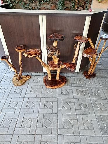 cloth hanger: Полка, этажерка для цветов, Дерево — 2