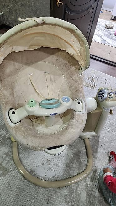 авто лулка: Электронные детские качели Graco . Бу отдам всего за 2000с - — 2