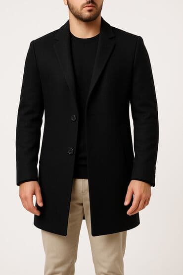 Пальто: Мужское пальто (очень тёплое) — размер 54 Мужское классическое пальто — 2