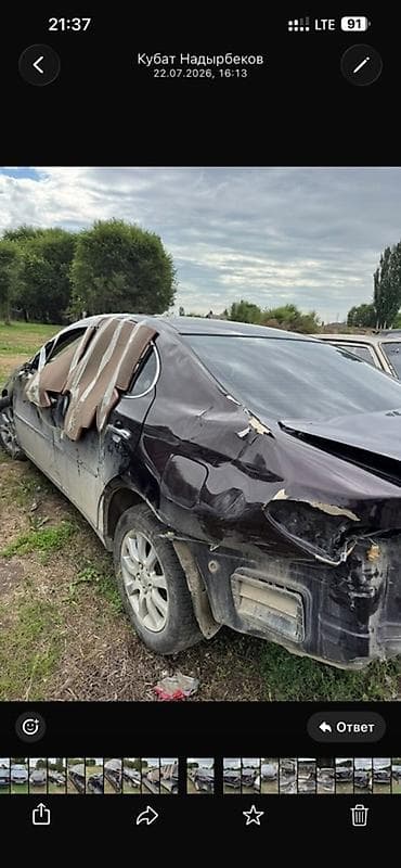 Toyota виндом (примерно 2003 седан, черный цвет, левый руль — 8
