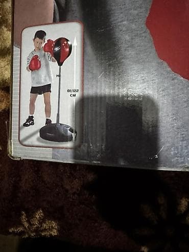 боксёрские перчатки для детей: Детский боксерский набор Kings Sport — Punching Ball - Напольная — 4