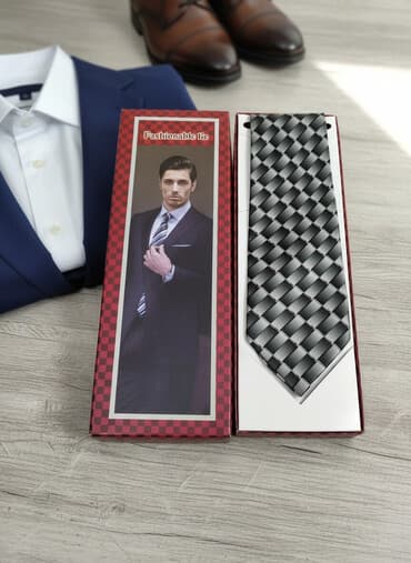 Мужской галстук в подарочной коробке “Fashionable tie”. -