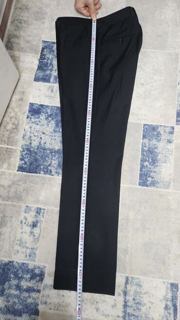 детская зимняя обувь для мальчиков: Разные подростковые брючки 4 пары + бомпер утеплённый, длина брюк на — 8