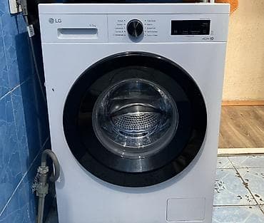 Стиральная машина LG с фронтальной загрузкой, загрузка 6,5 кг at lalafo.kg Стиральная машина LG с фронтальной загрузкой, загрузка 6,5 кг