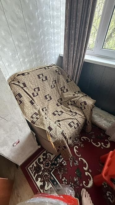 угалок диван бу: Комплект мягкой мебели, Б/у, Самовывоз, цвет - Бежевый — 3