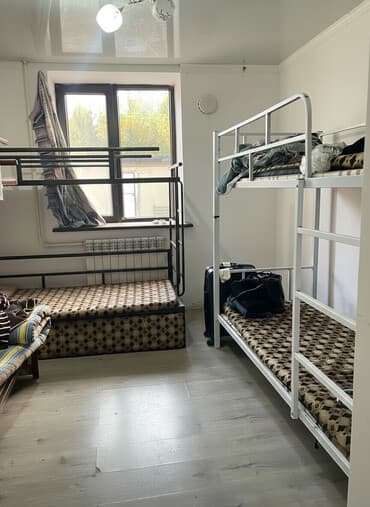 барачного дом: Койко-места в общей комнате ТОЛЬКО ДЛЯ ДЕВУШЕК. С 1декабря.Есть общий — 1