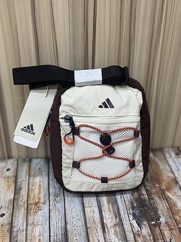 Барсетки: Барсетка, Adidas, Материал: Тканевый материал, Застежка на молнии, Множество карманов, Моющийся материал, Новый — 1