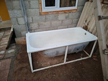 ремонт дрел: Ванна, Прямоугольная, Материал: Чугун, Размер: 150 x 70 см — 5