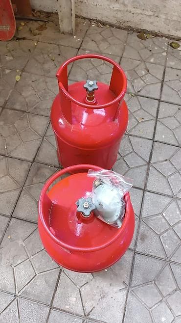 Баллоны для сжиженного газа (пропан-бутан) - Два стальных газовых