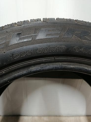 машина шины: Шины 225 / 50 / R 17, Лето, Б/у, 1 шт, Легковые, Япония, Bridgestone — 2