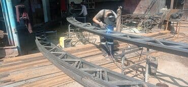 швеллер и двутавр: Фермы Навесы. Большие Арки для ангаров Металлические фермы для — 15