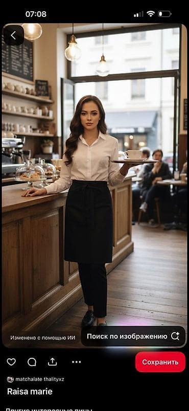 чач алуу: Требуется официантка с желанием работать в дружной команде! Ауэзова — 1