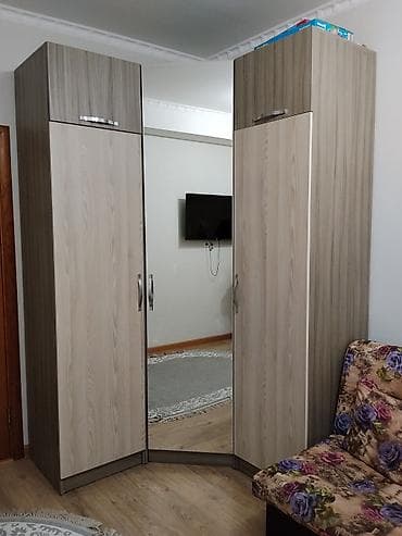 Спальный гарнитур в современном стиле, цвет дуб с оттенком серого