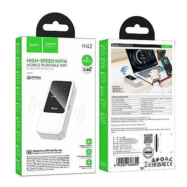 wifi device: HOCO HI42 — мобильный 4G/3G Wi‑Fi роутер (портативная точка доступа) — 1