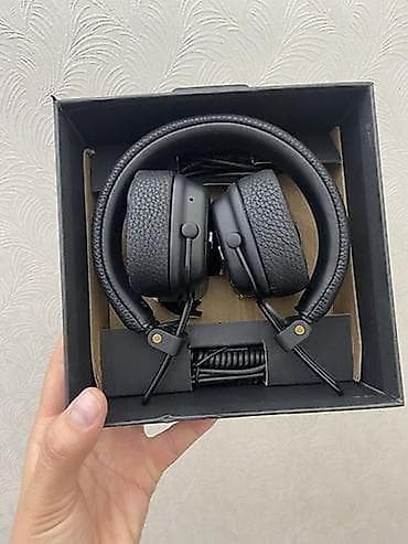 ndr p55: Беспроводные накладные наушники, Marshall, Б/у — 1