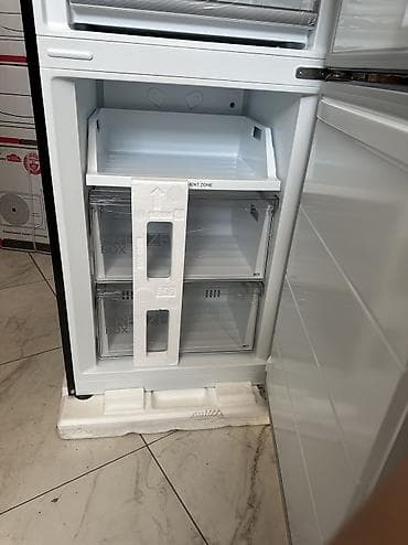 Техника и электроника: Холодильник Midea Nature Collection с зеркальной черной дверью и — 10