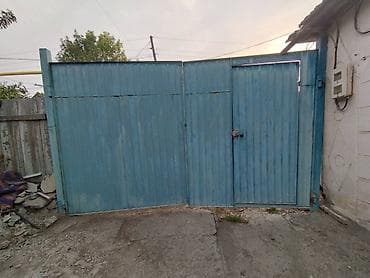Ачылма дарбазалар: Металлические распашные ворота с калиткой - Конструкция — 2