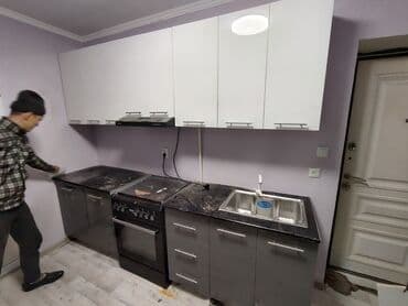 регулируемые опоры для кухонной мебели: Кухонный гарнитур, Новый, цвет - Белый, ДСП, Бесплатная доставка — 5