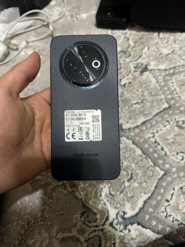 Tecno Spark 20C, Новый, 128 ГБ, цвет - Серый, 2 SIM