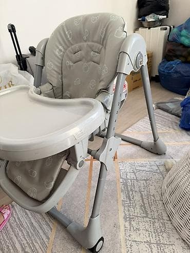 Детская мебель: Стульчик для кормления, Б/у, Другой бренд, Пластик, Другой вид, цвет - Серый, Самовывоз — 2