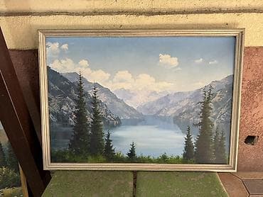 светы для дома: Картины маслом в рамах - Жанр: пейзаж, сельский быт. - Техника — 6