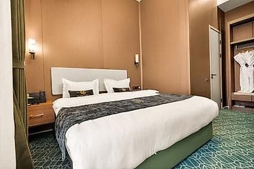 улица фрунзе: 1 комната, Люкс, элитка, ул. Чынгыз Айтматова, Душевая кабина, Постельное белье, Кондиционер — 5