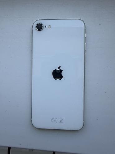 IPhone SE 2020, Б/у, 64 ГБ, Белый, Зарядное устройство, Чехол, В рассрочку, 88 %