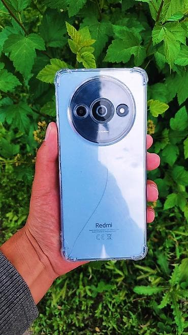 max 3: Redmi, Redmi A3, Б/у, 128 ГБ, цвет - Голубой, 1 SIM, 2 SIM — 1