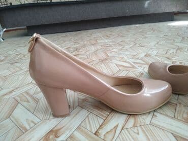 туфли беж цвет: Красивые бежевые туфли) новые. Одевали один раз на выпускной. Очень — 6