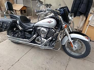 мотоцык: Чоппер Kawasaki, 900 куб. см, Бензин, Взрослый, Б/у — 2