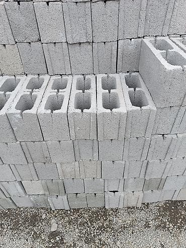 укладка пескоблок: Пескоблок Гладкий, Заборный, 400x200x200, Платная доставка — 2