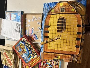 Игрушки: 12 настольных игр + пазл Все за 550 сом!!! Набор настольных игр и — 9