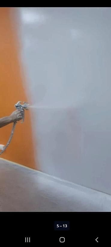 Окна и комплектующие: Покраска стен и потолков под ключ - Профессиональное нанесение — 1