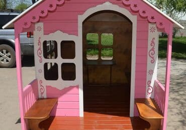 детские домики бишкек: Детский домик. Домик для Барби. Домик из дерева. Детский игровой — 8