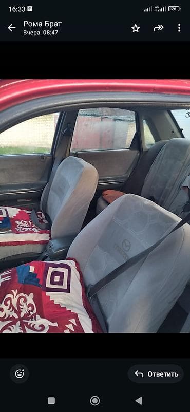 обманка глушителя: Mazda 323: 1991 г., Механика, Газ, Седан — 3