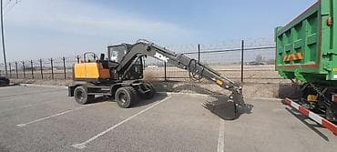 мини погрушик: Экскаватор, XCMG, Колесный — 10