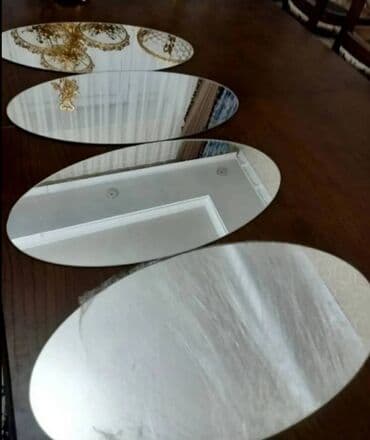 Сдаём зеркальные посуды в аренду с ножками