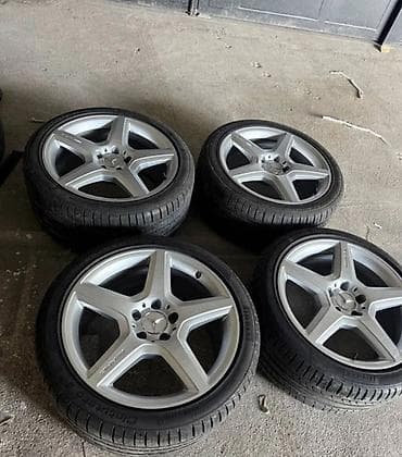 колесо 2107: Литые Диски R 18 AMG, Комплект, отверстий - 5, Б/у — 3