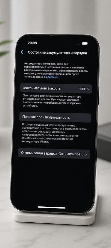 pixel 8a: IPhone 15 Pro, Б/у, 128 ГБ, Black Titanium, Чехол, Кабель, Коробка, 100 % — 2