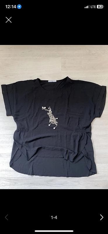 кофта белая: Новые женские футболки Цена 50 сом за 1 штук Количество 160 штук — 3