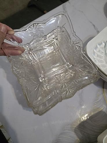 посуды бу: Набор сервировочной посуды для закусок и соусов Состав: - Прозрачная — 1