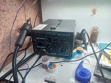 пистолет на мойку: Паяльная станция Silverflo 852D+ (SMD Rework Station) с феном и — 2