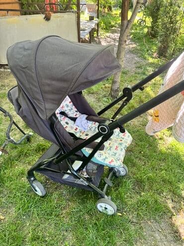 cybex коляска: Коляска, цвет - Черный, Б/у — 1