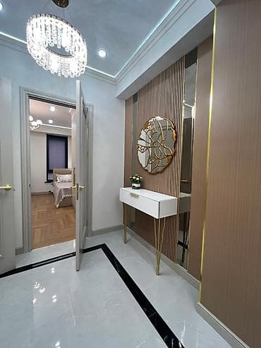 ts group: 3 комнаты, 80 м², Асанбай мкр Элитка, 10 этаж, Дизайнерский ремонт — 7