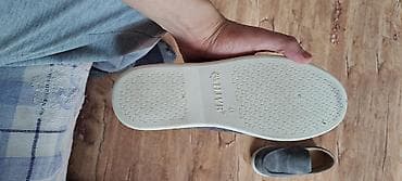 Айымдардын бут кийими: Мужские лоферы (мокасины) серого цвета - Верх: мягкий велюр/замша — 3