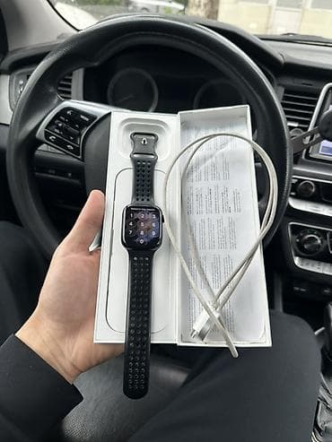 macbook air mid 2008: Смарт‑часы в стиле Apple Watch с черным спортивным ремешком — 4