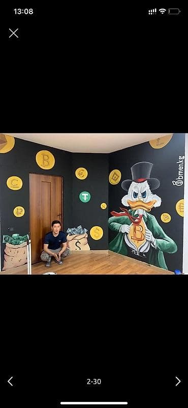 цветной дым бишкек цена: Художник роспись стен — 3