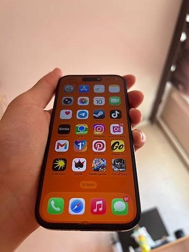IPhone 15, Б/у, 128 ГБ, Черный, Чехол, 88 % — 4